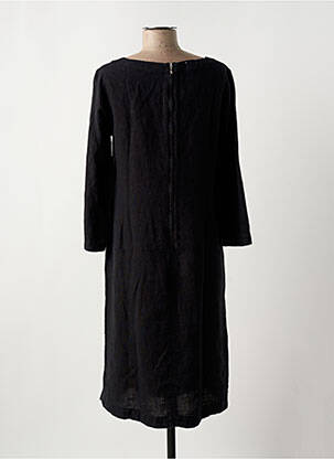Rochie midi mâneci 3/4 mâneci 3/4 negru COUTURIST femeie