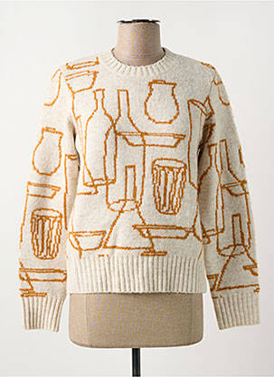 Pulover bej NICE THINGS femeie