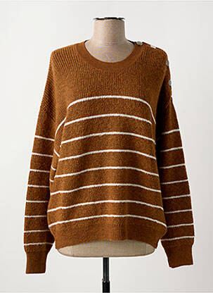 Pulover maro KANOPE femeie