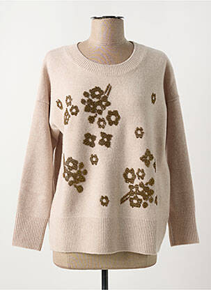 Pulover bej LEO & UGO femeie