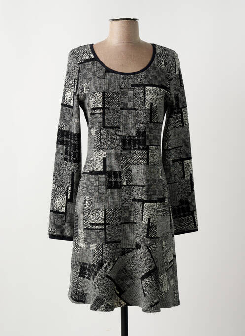 Rochie midi negru RIVIERES DE LUNE femeie