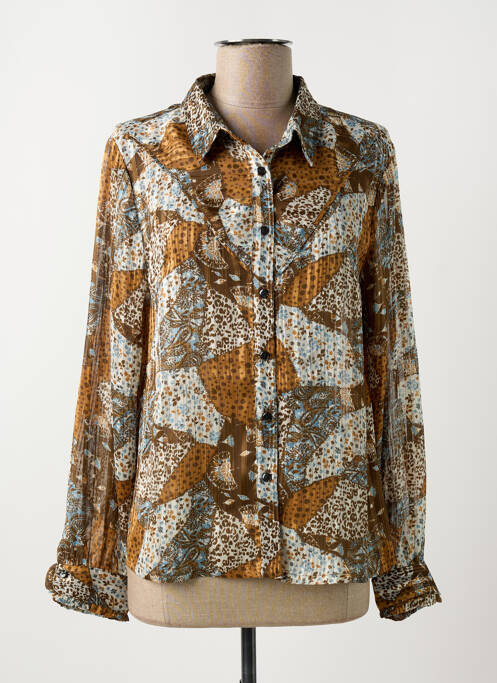 Cămașă maro LOLA ESPELETA femeie