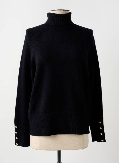 Pulover cu guler înalt negru BETTY BARCLAY femeie