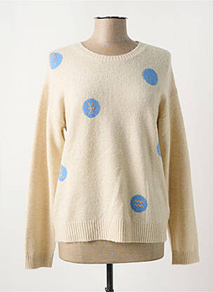 Pulover bej NICE THINGS femeie