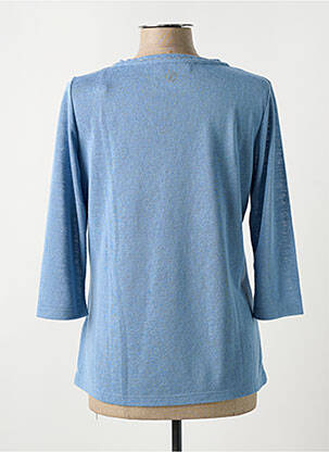 Tricou mâneci 3/4 mâneci 3/4 albastru CONCEPT K femeie