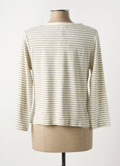 Vestă cu mâneci lungi bej YERSE femeie