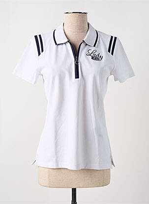 Polo alb DELAHAYE femeie