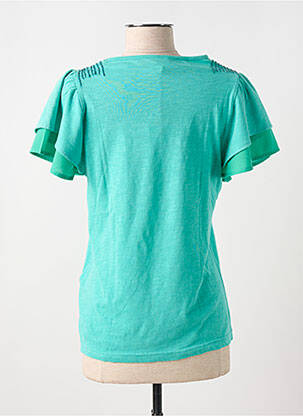 Tricou elasticitate mâneci scurte verde LA FIANCEE DU MEKONG femeie
