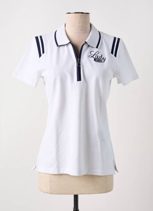 Polo alb DELAHAYE femeie