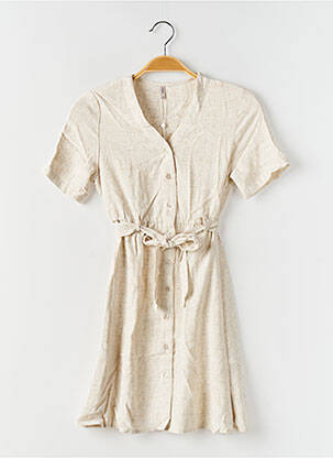 Rochie scurtă bej ONLY fată