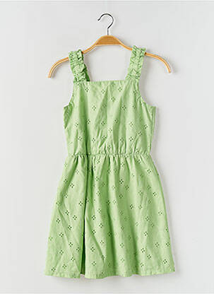 Rochie midi fără mâneci fără mâneci verde NAME IT fată