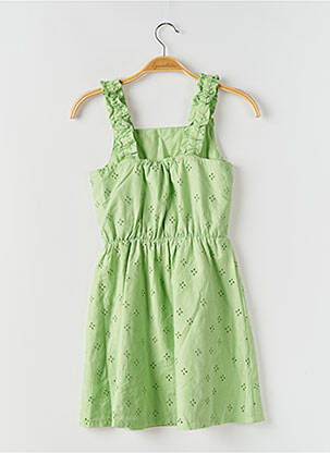Rochie midi fără mâneci fără mâneci verde NAME IT fată