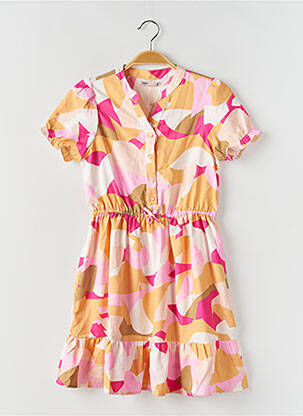 Rochie midi portocaliu ONLY fată