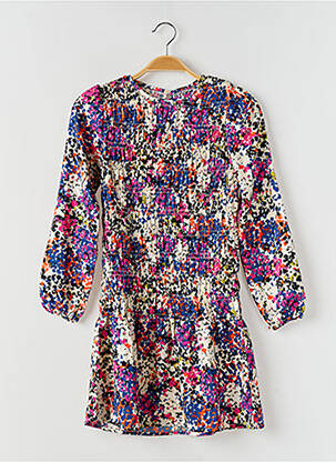 Rochie midi guler rotund mâneci lungi albastru ONLY fată