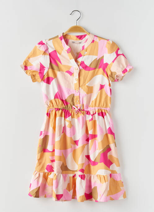 Rochie midi portocaliu ONLY fată