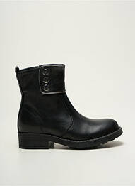 Botine/ghete material neted toc mic negru REQINS fille