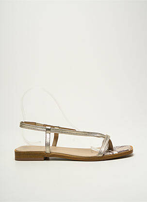 Sandale/Pantofi decupați auriu REQINS femeie