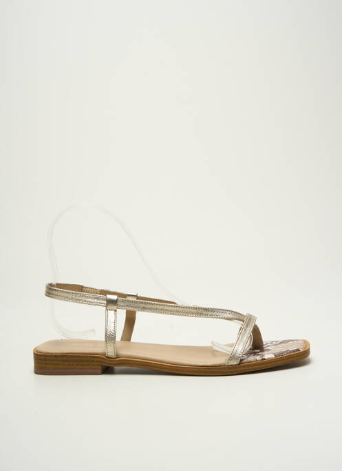 Sandale/Pantofi decupați auriu REQINS femeie