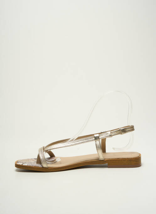 Sandale/Pantofi decupați auriu REQINS femeie