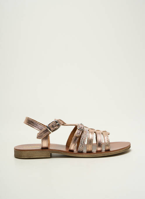 Sandale/Pantofi decupați roz GBB fată