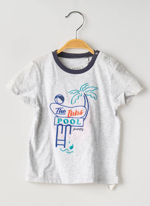 Tricou gri IKKS băiat