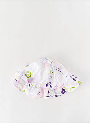 Pălărie imprimeu floral alb ABSORBA fată