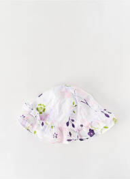 Pălărie imprimeu floral alb ABSORBA fille