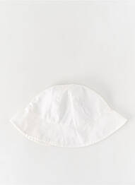 Pălărie țesătură poplin alb ABSORBA fille