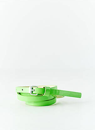 Curea efect material satinat verde CKS femeie