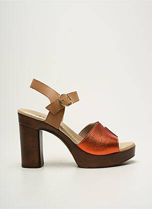 Sandale/Pantofi decupați portocaliu MYMA femeie