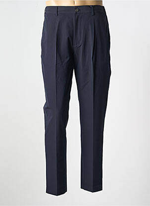 Pantalon drept talie cu cleme talie înaltă albastru TOMMY HILFIGER bărbat