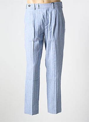 Pantalon drept țesătură melanj talie înaltă albastru TOMMY HILFIGER bărbat