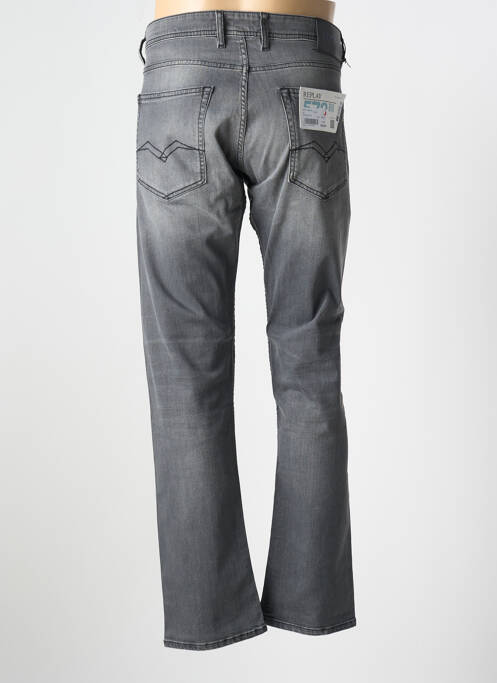Blugi cu croială dreaptă gri REPLAY bărbat