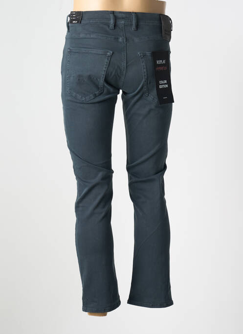 Blugi cu croială slim albastru REPLAY bărbat