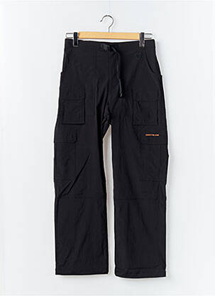 Pantalon cargo croială dreaptă mărime normală negru GERTRUDE bărbat