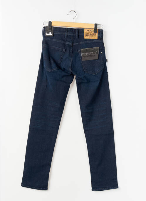 Blugi cu croială slim albastru REPLAY bărbat