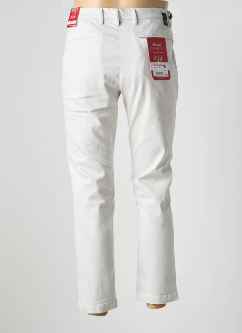 Blugi cu croială slim gri deschis REPLAY bărbat