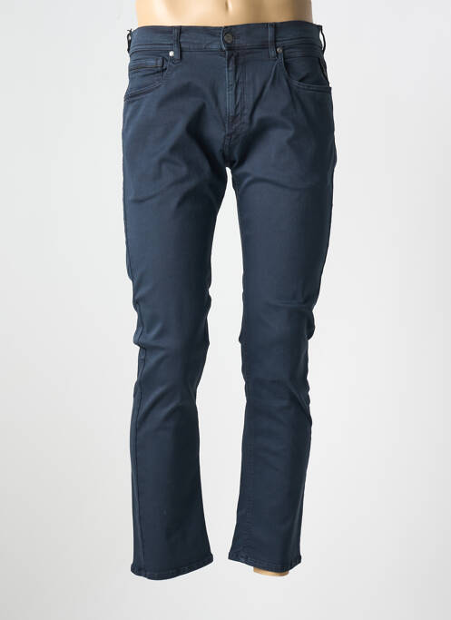 Blugi cu croială slim albastru REPLAY bărbat