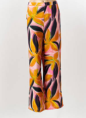 Pantalon drept portocaliu DESIGUAL femeie