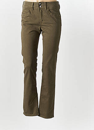 Pantalon slim verde SALSA femeie