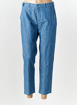 Pantalon 7/8 țesătură poplin mărime normală albastru SALSA femeie