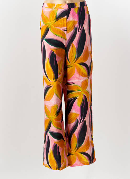 Pantalon drept portocaliu DESIGUAL femeie