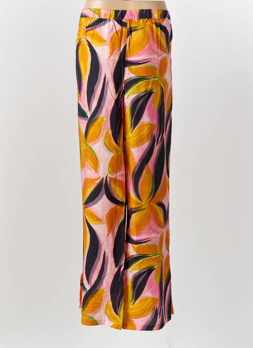 Pantalon drept portocaliu DESIGUAL femeie