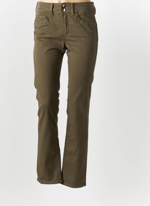 Pantalon slim verde SALSA femeie