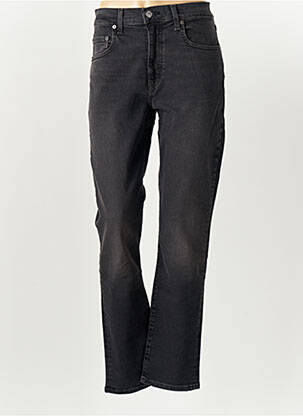 Pantalon drept închidere cu fermoar sub clapetă cu nasturi gri LEVI'S femeie