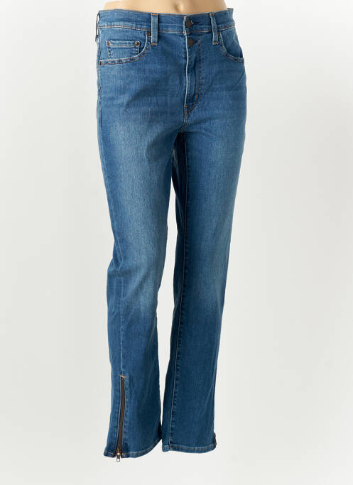 Blugi cu croială dreaptă albastru LEVIS femeie
