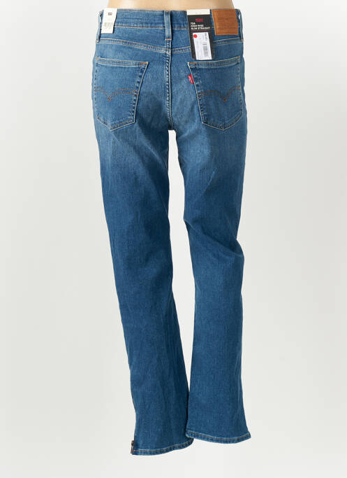 Blugi cu croială dreaptă albastru LEVIS femeie