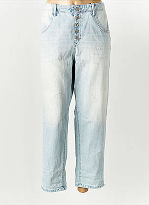 Blugi cu croială largă albastru FREEMAN T.PORTER femeie