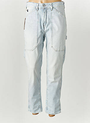 Blugi boyfriend albastru LE TEMPS DES CERISES femeie