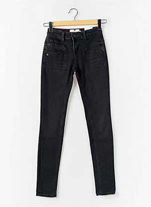 Blugi cu croială slim negru FREEMAN T.PORTER femeie